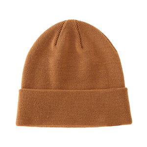 Vente en gros de bonnets en tricot unisexes de haute qualité pour l'hiver avec logo personnalisé, prêts à voyager, en mohair, best-seller à bas prix - Product Image 1