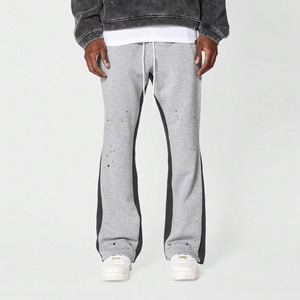 Joggers en molleton OEM de haute qualité pour hommes pantalons de survêtement en tissu épais doux, poignets élastiques, fourniture en gros - Product Image 1