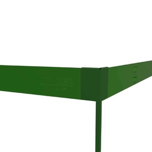 กระถางต้นไม้กลางแจ้งเหล็กชุบสังกะสีขอบสูงสำหรับก่อสร้าง - Product Image 4