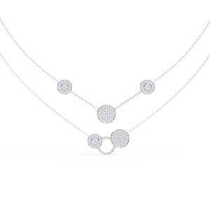 Collar de Oro de 18K con Diamantes Cultivados en Laboratorio para Mujer, Hermoso Accesorio de Joyería - Product Image 6