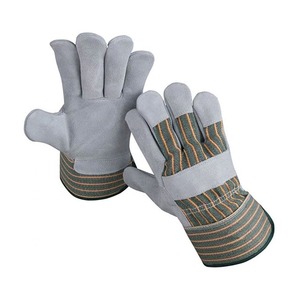 Nouveau tout dernier modèle de gants de travail de sécurité Gants de travail canadiens en cuir de qualité supérieure Gants de gréeur avec logo personnalisé - Product Image 4