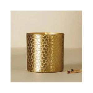 Recién llegado, tarro de vela de hierro, uso con acabado dorado para decoración de hogar y Hotel, precios de venta calientes hechos a mano - Product Image 1