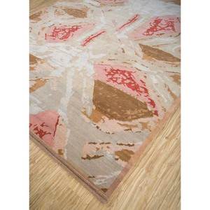 พรมขนสัตว์ถักมือขนาดใหญ่ลายนามธรรมสีเบจและสีน้ำตาลสำหรับตกแต่งห้องนั่งเล่นสำหรับวัยรุ่น-AIWL-3005 - Product Image 2