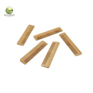 Peigne à cheveux en bambou écologique, brosse démêlante en bois naturel, produit de soin capillaire durable, fabricant en gros, classique, grand format - Product Image 3