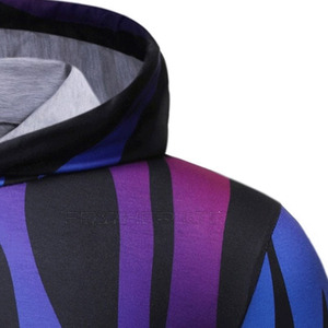 Sweats à capuche extérieurs légers pour hommes de haute qualité nouveau motif solide hiver cordon Sublimation sweats à capuche Techniques teintes unies - Product Image 3