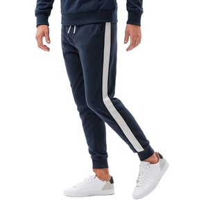 2025 vêtements de sport pour hommes avec logo personnalisé 100% coton survêtements de jogging unis grande taille logo personnalisé survêtement pour hommes - Product Image 5