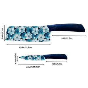 Juego de 7 Cuchillos de Cocina de Cerámica, Nuevos, Suministro al por Mayor, Entrega Rápida, Dropshipping para eBay y Shopify, Mango de Plástico - Product Image 2