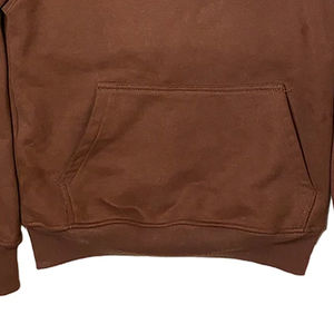 เสื้อฮู้ดพิมพ์ลายดิจิทัลสำหรับผู้ชายผ้ากำมะหยี่ปักไหล่โอเวอร์ไซส์โลโก้ตามสั่งสำหรับฤดูใบไม้ร่วง - Product Image 4