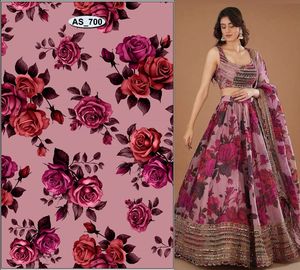 ผ้าพิมพ์ดิจิตอลวัสดุทำเพื่อการแต่งกายแฟนซี - Product Image 3