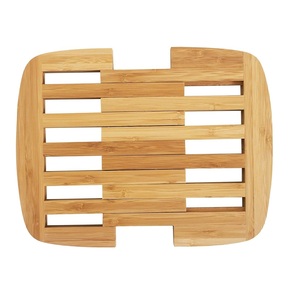 Square Acacia Wood <b>Trivets</b> for Hot Dishes Pots Heat Resistant Pads Wood <b>Trivet</b> Round Placemat Coaster - Product Image 3