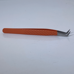 Pince à cils en acier inoxydable de qualité supérieure droite et incurvée - Product Image 5
