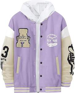 Veste universitaire sur mesure tendance, meilleur prix, vêtements décontractés pour hommes, vestes de baseball, vestes de lettreman - Product Image 3