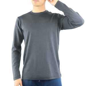 เสื้อท่อนบนของผู้ชายที่สามารถระบายอากาศได้ดีซักได้จากออสเตรเลียเสื้อยืดกีฬาผ้าวูลเมอริโน100% ออกแบบได้ตามต้องการ - Product Image 4