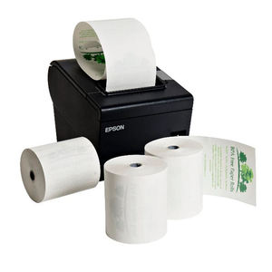 Rollos de Papel Térmico Personalizados Premium de Primera Calidad, 60*80mm 57X40mm, Rollos de Papel para Cajas Registradoras para Máquinas POS - Product Image 2