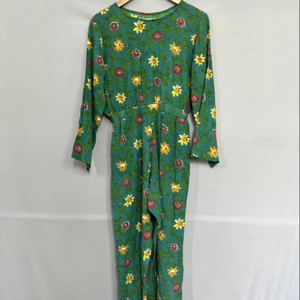 Robe pour femmes au meilleur prix robe de maison en coton avec poches dames couleur unie mince dernière conception occidentale robe pour femmes - Product Image 1