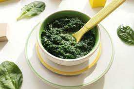 Puré de espinaca de hoja congelada orgánica totalmente natural/envasado al vacío/etiqueta limpia/puramente vegano - Product Image 5