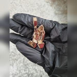 จี้เพชรโมอิสสีทองเข้ม10K CP001เครื่องประดับอัญมณีตัด VVS2 10K M นำเทรนด์ปาร์ตี้ส่งออก - Product Image 4