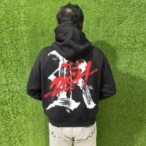 Sudadera con Capucha para Hombre, OEM, 100% Algodón Mezclado, Gruesa, con Estampado Puff y Bordado, Talla Grande - Product Image 4