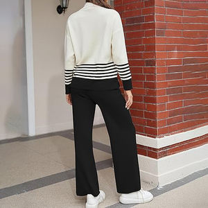 Custom High Quality Women's Spring Solid Printed Eco-Friendly Four-Way Stretch Jogging <b>Sweatshirt</b> Suits Outdoor Fitness - Product Image 2