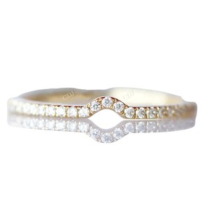 สายรัดอีจีจี14เคสีเหลืองทองสำหรับงานแต่งงานได้รับการรับรองจากห้องแล็บครึ่งหนึ่งปลูกเพชรที่มีความคมชัดสูงสำหรับงานปาร์ตี้ - Product Image 1