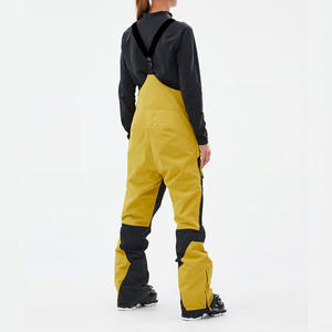 Pantalones con pechera de esquí para mujer de marca personalizada con Tirantes ajustables Costuras duraderas y material impermeable - Product Image 5