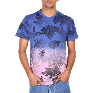 Camiseta de sublimación para hombre con estampado colorido con material ligero de ajuste elegante para ropa de calle cómoda - Product Image 4