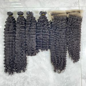 Extensions de cheveux de trame de cheveux humains vietnamiens doublement étirés birmans de haute qualité, cheveux noirs naturels de courte longueur - Product Image 3