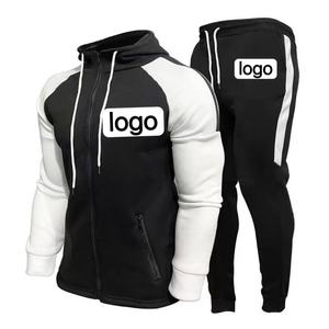 Conjunto Deportivo Informal con Capucha, Textura Lisa y Sólida, Moderno y Atlético, Diseñado para Comodidad y Flexibilidad, Chándal de Invierno Unisex - Product Image 4