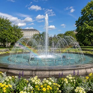 Custom Stainless Steel Garden Fountain Landscape Water Feature for Villa Hotel Park Commercial Projects - Product Image 2