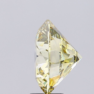 Diamante Cultivado en Laboratorio de Color Amarillo Claro Fantasía de 7.01 Quilates, VS1, Corte Ideal, Pulido Excelente, Diamante Redondo Suelto CVD con Certificado IGI - Product Image 3