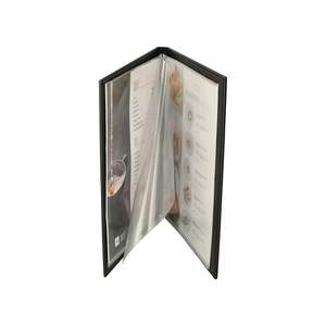 Couvertures et supports de menu en cuir PU de qualité restaurant 9x12 pouces pour présenter des fournitures pour hôtels et restaurants - Product Image 5