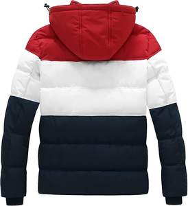Wantdo <b>Men's</b> Hooded Winter Puffer Jacket with Removable Hood Thick Cotton Lining Canvas Fabric Front Logo - Product Image 6