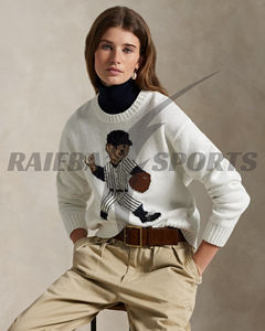 Pull décontracté d'hiver pour femme de qualité supérieure, col personnalisé, 100 % laine, anti-boulochage, boutonné sur le devant - Product Image 3