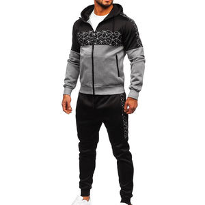 Plus Size Solid Heavyweight Polyester Sublimation Tracksuit Two Piece <b>Set</b> Unisex Best Quality <b>on</b> Sale Low Prices - Product Image 1