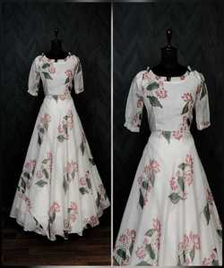 Bollywood Festival Wear Cotton Silk Net <b>Fabric</b> Dupatta Red Color Salwar Suit <b>Indian</b> Ladies Wear Semi Stitched Ethnic Garment Apparelgarment - Product Image 4