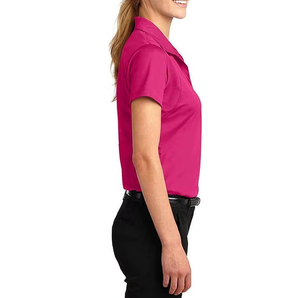 Women Casual <b>Polo</b> <b>Shirt</b> Wholesale Short Sleeve <b>Ladies</b> for <b>Shirt</b> Breathable Knitted Cotton Pique Fabric Custom Front OEM - Product Image 3
