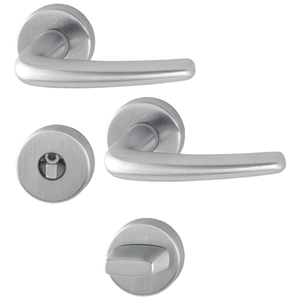 Juego de Rosetas de Acero Inoxidable Denver HOPPE F69 Redondas SK/OL DIN Izquierda/Derecha D/D - Product Image 3