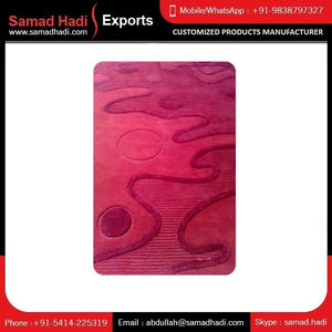 2024 nouveauté laine tapis tufté direct fabricant indien tapis de sol fabriqué à la main brodé tapis tufté à la main pour la grande vente - Product Image 2