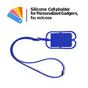 Supporto per Cellulare in Silicone con Cordino per Gadget Personalizzati - Product Image 2