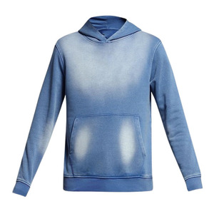 Vente en gros Pullover délavé avec logo brodé sur mesure vêtements d'hiver chauds et confortables coupe décontractée Streetwear sweats à capuche pour hommes casual - Product Image 3