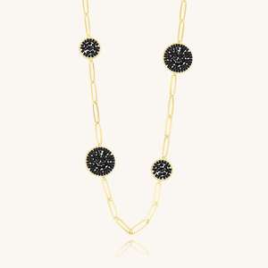 Collier ras du cou à double brin créatif or-fleur de lotus breloque carte de vœux diamant plaqué or rose chaîne perlée cadeau de mariage - Product Image 1