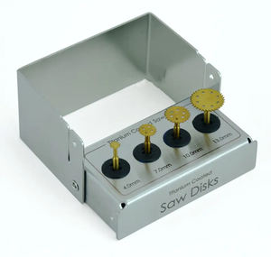 Kit de disco de sierra de implante Dental Manual certificado CE de alta calidad, Juego de 4 Uds. De 4mm, 7mm, 13mm, acero inoxidable, Internacional dogmático - Product Image 5
