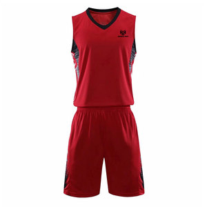 ชุดบาสเก็ตบอลแบบใหม่คุณภาพสูง ออกแบบเองได้ ระบายอากาศได้ดี ผลิตจากโพลีเอสเตอร์ ขายดีที่สุด - Product Image 1