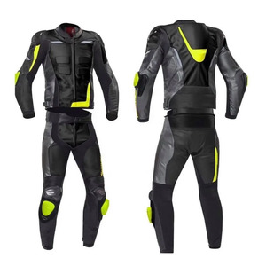 Combinaison de course de moto en cuir personnalisée de haute qualité, coupe-vent, imperméable, séchage rapide, toutes saisons, manches longues - Product Image 1