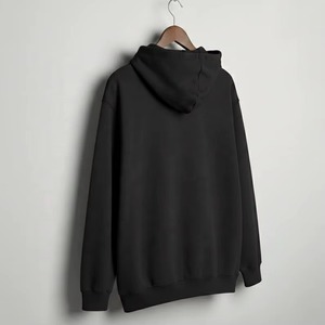 เสื้อฮู้ดซิปสีเทาสำหรับผู้ชาย ผ้าฝ้าย 100% ผ้าฟลีซเนื้อนุ่ม เสื้อกันหนาว ผลิตตามสั่ง ขายส่งจากโรงงาน - Product Image 4