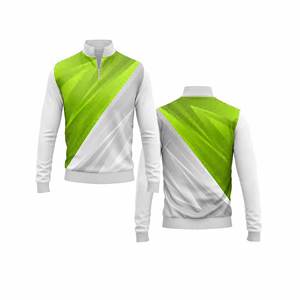 Haut d'entraînement professionnel personnalisé à fermeture éclair quart hommes femmes vêtements de sport pour jeunes pull d'équipe à séchage rapide - Product Image 6