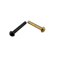 Rivet à tête ronde solide en acier inoxydable A2 304, diamètre 3 mm, longueur 0,118 5 mm, finition brute, conforme à la norme NFE 27153