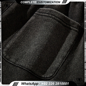 Pantalones cortos deportivos atléticos ligeros de diseño personalizado 100% pantalones cortos de lavado ácido de algodón con bolsillo lateral - Product Image 6