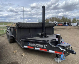 2026 Diamond C LPT 16' Low Profile Telescopic dump <b>trailer</b> 2 axle Wholesale Hydraulic Tilt Aluminum Alloy Full <b>Trailer</b> for <b>Farm</b> - Product Image 2