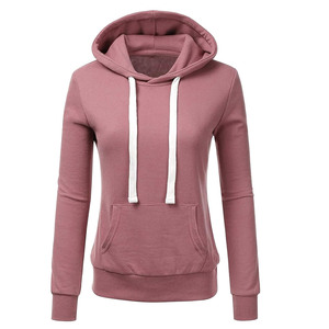 Wholesale Womens <b>Zip</b> up Hoodies Long Sleeve Fall Oversized <b>Sweatshirts</b> Fleece 100% Cotton <b>Full</b> Zipper Street Wear Hoodie - Product Image 1